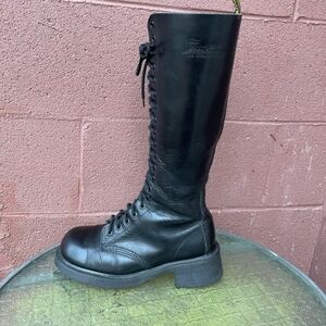 Dr Martens Vintage 1420/92 20 Eye Knee High Boots Size 8 (UK 6)